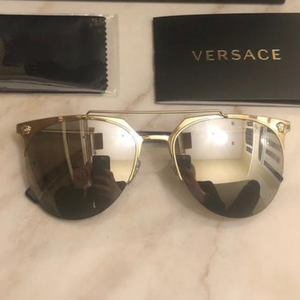 Versace Mirror Sunglasses